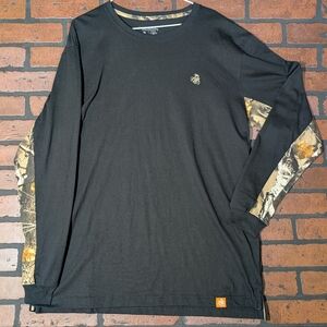 Legendary Whitetails Men's XLT Camo Deer Long Sleeve Crewneck